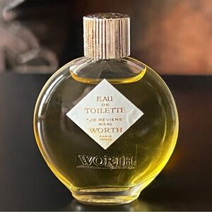 Vintage Je Reviens by Worth Mini EDT 7 ml/.24 fl oz~Brand New Without Box